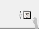 Enesco Our Name is Mud Whatever Scrambled Numbers Always Late Battery-Operated Wall Clock, 7.5 Inch