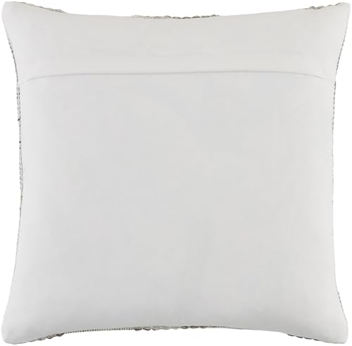 Livabliss x Galey Alix Katalina Indoor/Outdoor Accent Pillow Cover, 22" L x 22" W, Grey/Checkered