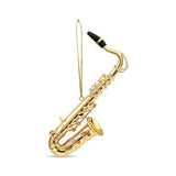 Broadway Gifts Gold Saxophone Christmas Tree Ornament Decoration 4.5 inches | Hand-Crafted Brass Sax in Red Gift Box for Band Student or Teacher- Saxophone Player