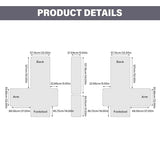 Loveseat Recliner Cover with Console, Waterproof Non-Slip Recliner Cover with Elastic Straps, Sofa for Double Reclining Sofa Furniture Protector for Kids, Pets, Loveseat Covers