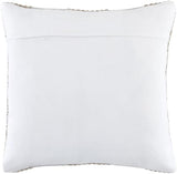 Livabliss x Galey Alix Katalina Indoor/Outdoor Accent Pillow Cover with Poly Insert, 20" L x 20" W, Beige/Checkered