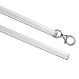 2 Pack 36 Inch Universal Drapery Pull Rod Invisible Clear Curtain Wand for Easier Opening and Back (Acrylic, 36")