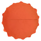 OiseauVoler Decorative Throw Pillow with Insert 12 Inch Orange