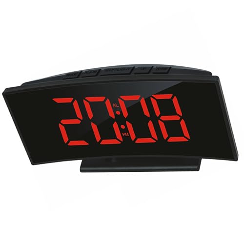 Innovative Alarm Clock with Large Led Screen Automatic Brightness Control Digital for Offices and Home Use Digital Alarm