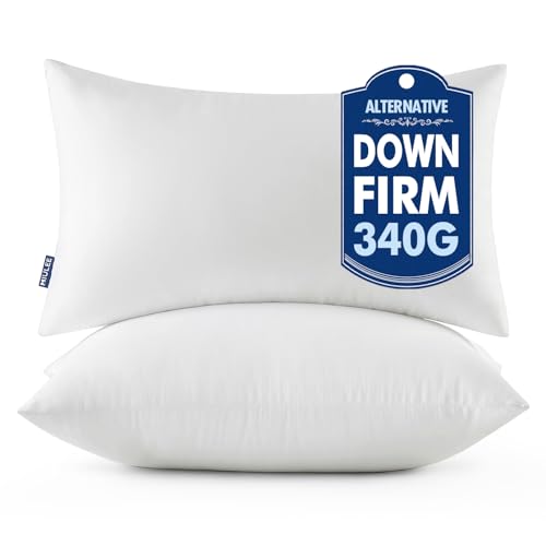 MIULEE 14x20 Throw Pillows Inserts 2 Pack, Decorative Pillows for Couch Bed