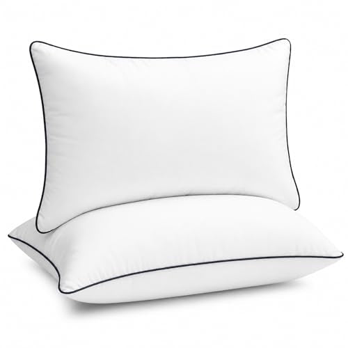 puredown® 12x20 Pillow Inserts Set of 2, Fluffy Overfilled Down Alternative Lumbar Pillows, Soft Plush Decorative Throw Pillows for Couch, Sofa, Bed and Home Decor