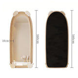 Decorative Full-Length Mirror, Floor, Bear Dressing, Clothing Store Fitting, Home Bedroom for Living Room(Black)
