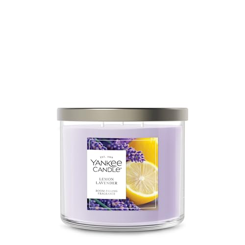 Yankee Candle Lemon Lavender Scented Candle, 14.5oz 3-Wick