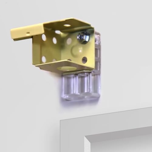 Amazing Drapery Hardware Bracket Spacer Blocks 8ct – Durable Extension Clear Plastic Brackets for Blinds and Shades, Ideal for Home and Office Window Treatments