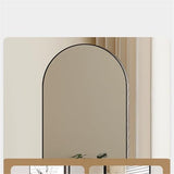 Decorative Home Floor-Length Dressing Mirror Luxurious Full-Length Bedroom Movable Integrated Coat Rack for Living Room