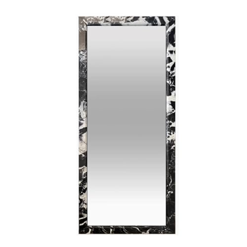 Wall Mirror Full Length Mirror Floor,Border Marble,Lean on Floor or Hang,for Bedroom or Living Room Decor,Casual,Entryway,Bathroom 80 * 180cm