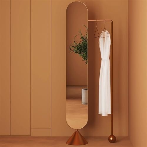 Decorative Full-Length Mirror Floor-to-Ceiling Living Room Entrance Clothes Rack Integrated Dressing for Living Room