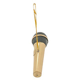 Broadway Gifts Co Polished Gold Tone Microphone - 3" Brass Hanging Ornament - Microphone Ornament - Gifts for Musicians & Singers