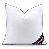 OTOSTAR 18x18 Down Alternative Fill Throw Pillow Insert, Soft Fluffy Synthetic Down Pillow Insert with 100% Cotton Cooling Cover Decorative Throw Pillow for Sofa Couch Bed