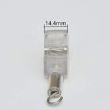 2pcs 1" Blinds Wand Tilter Mechanism with D Shaped Gear 5/32" Hook Connection for Aluminum or Vinyl mini Blinds with Measure 1" x 1" headrail