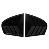 2X Rear Side Rear Side Vent Window Cover Fit for BMW 5 Series E60 2004-2010 Lover Shutter Exterior Modification Accessory(Glossy Black)