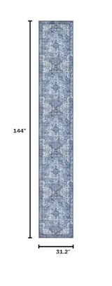 2.6x12 Washable Runner Rug, Non Slip Area Rug for Hallway Kitchen