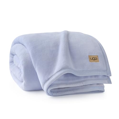 UGG Coco Luxury Throw Blanket for Sofa, 50" x 70", Lavender (Misty Wist)