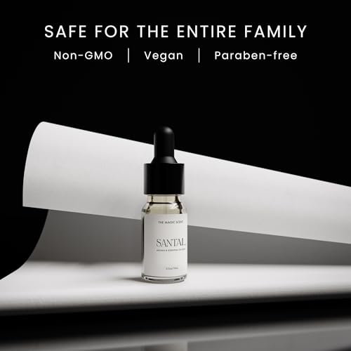 The Magic Scent Santal, Heaven, & Royal Fragrance Oil Discovery Set (3 x 10ml): Hotel Diffuser Oils Scents for Home - Clean & Premium - Designed for Use in All Diffusers