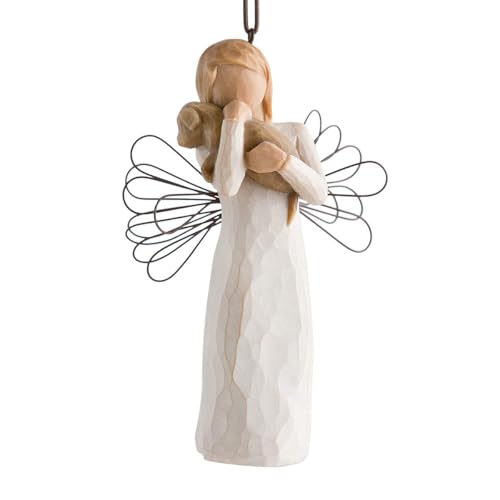 Willow Tree Angel of Friendship Ornament, Sculpted Hand-Painted Figure