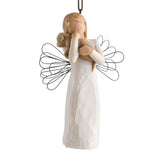 Willow Tree Angel of Friendship Ornament, Sculpted Hand-Painted Figure