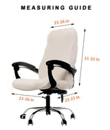 WOMACO Printed Office Chair Covers, Stretch Computer Chair Cover Universal Boss Chair Covers Modern Simplism Style High Back Chair Slipcover - Pink, X-Large