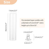 NUPTIO Hurricane Candle Holder for Candlesticks: 11.8" H Set of 6