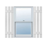 Mid America 00031235004 Standard Size Three Board Spaced Vinyl Shutters, w/Installation Shutter-Lok's & Matching Screws (Per Pair), 004, 12'W x 35'H, Wedgewood Blue