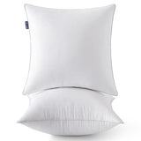 MIULEE 20 x 20 Pillow Inserts (Set of 2) -Throw Pillows for Couch Sofa with 100% Cotton Covers