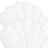 DALIX White Vertical Replacement Blinds Slats Sliding Door Window Patio (12 Pack)