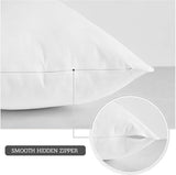 MoonRest® Premium Lumbar Polyester 100% Cotton Fabric Filled with 100% Pure Virgin Synthetic Fiberfill Decorative Throw Pillow Insert Stuffer Form for Sofa Couch Cushion Bedroom 14x36”