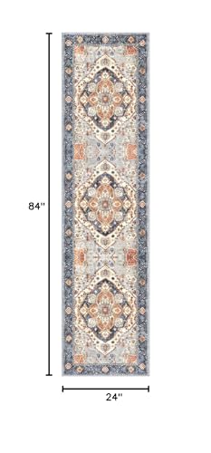 2x7 Washable Runner Rug, Non Slip Soft Area Rug for Hallway Kitchen