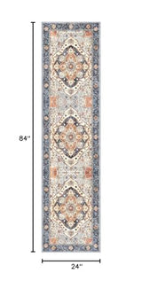 2x7 Washable Runner Rug, Non Slip Soft Area Rug for Hallway Kitchen