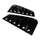 Car Rear Window Side Vent Shutter Louver Cover Trim Exterior Accessories Body Kits Fit for VW Golf 4 MK4 1997-2006(Carbon Look)