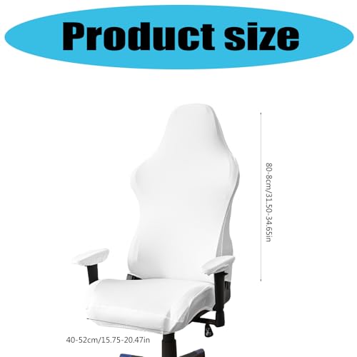 Stretch Gaming Chair Covers Includes Armrests Removable Washable for Home and Office Chairs
