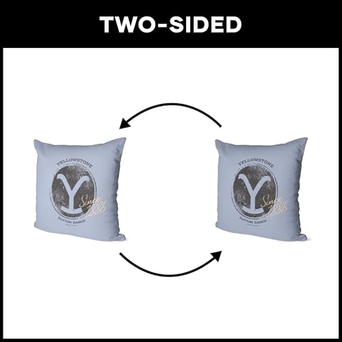 NORTHWEST Paramount Yellowstone Throw Pillow, Dutton Ranch, 18 x 18 inches