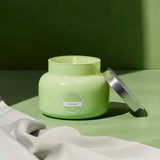 Capri Blue Volcano Scented Candles - Luxury Candles for Home Scented with Tropical Fruit & Sugared Citrus - Long Lasting Soy Wax Blend - Signature Glass Jar (Iced Matcha Green, 19 oz)