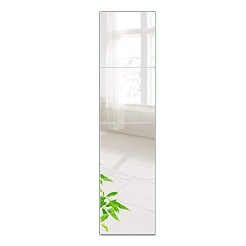 Wall Hanging Vanity Mirror Home Clothing Store Fitting Mirror Full-Length Floor Mirror 4Pcs AN1016 914