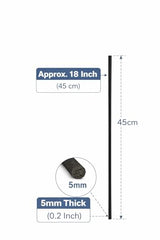 18 Inch XL Diffuser Sticks – 25 Pack, (45cm) Long, 5mm Thick, No Glue Tips, Strong Scent Throw, Replacement Diffuser Reeds