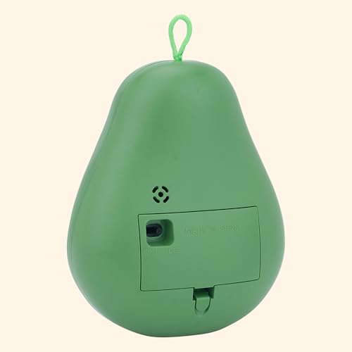 Mechanical Alarm Clock Colorful Cartoon Design, Gentle Alarm, Fruit Appearance for Living Room 4.5" L x 2.2" W x 5.3" H Pink