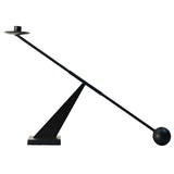 Black Metal Modern Candle Holder Candlestick Holders Decorative Candle Stand, Tapered Candle Holders Home Decoration 19 inch