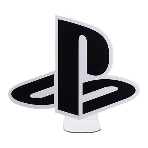 Paladone PlayStation Light - Desktop Game Room Lighting - Includes 3 Light Modes - Powered by USB or AAA Batteries - Logo Light