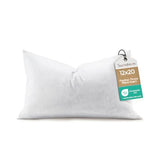 12x20 Feather Lumbar Pillow Insert, Decorative Throw Pillow Insert for Covers, Fuller Fit with Soft Support for Bed and Couch