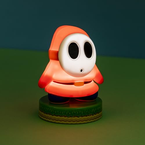 Super Mario Icons Shy Guy Light – LED Character Light, Battery Powered, Official Nintendo Merchandise | Paladone