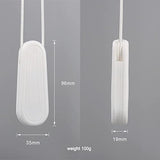 Curtain Cord Weights, 2-Pack Plastic Pull String Pendants for Vertical Blind and Drapes - White