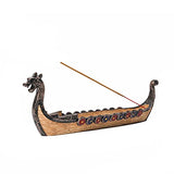 Retro Dragon Incense Holder Incense Burners Dragon Boat Incense Stick Holder Hand Carved Carving Censer Ornaments Cool Room Decor Awesome Gift