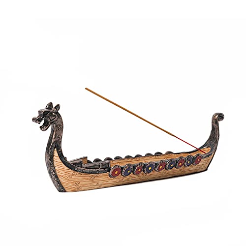 Retro Dragon Incense Holder Incense Burners Dragon Boat Incense Stick Holder Hand Carved Carving Censer Ornaments Cool Room Decor Awesome Gift