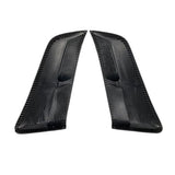 2PCS Fit for Ford Mustang 2015-2023 Car Side Vents Rear Outlet Scoop Trim Door Exterior Rear Window Shutter Louver Cover(Glossy Black)