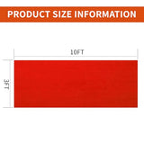Red Carpet Runner 3x10 ft – Extra Thick 450 GSM Non-Slip Waterproof Aisle Rug for Weddings, Parties, Events, Banquets & Proposals