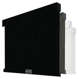 Boolegon Cordless Blackout Roller Shades for Windows, Free-Stop Linen Shades with Valance, Thermal Insulated Fabric, UV Protection Roller Blinds for Home, Office (Black, 15" W x 48" H)